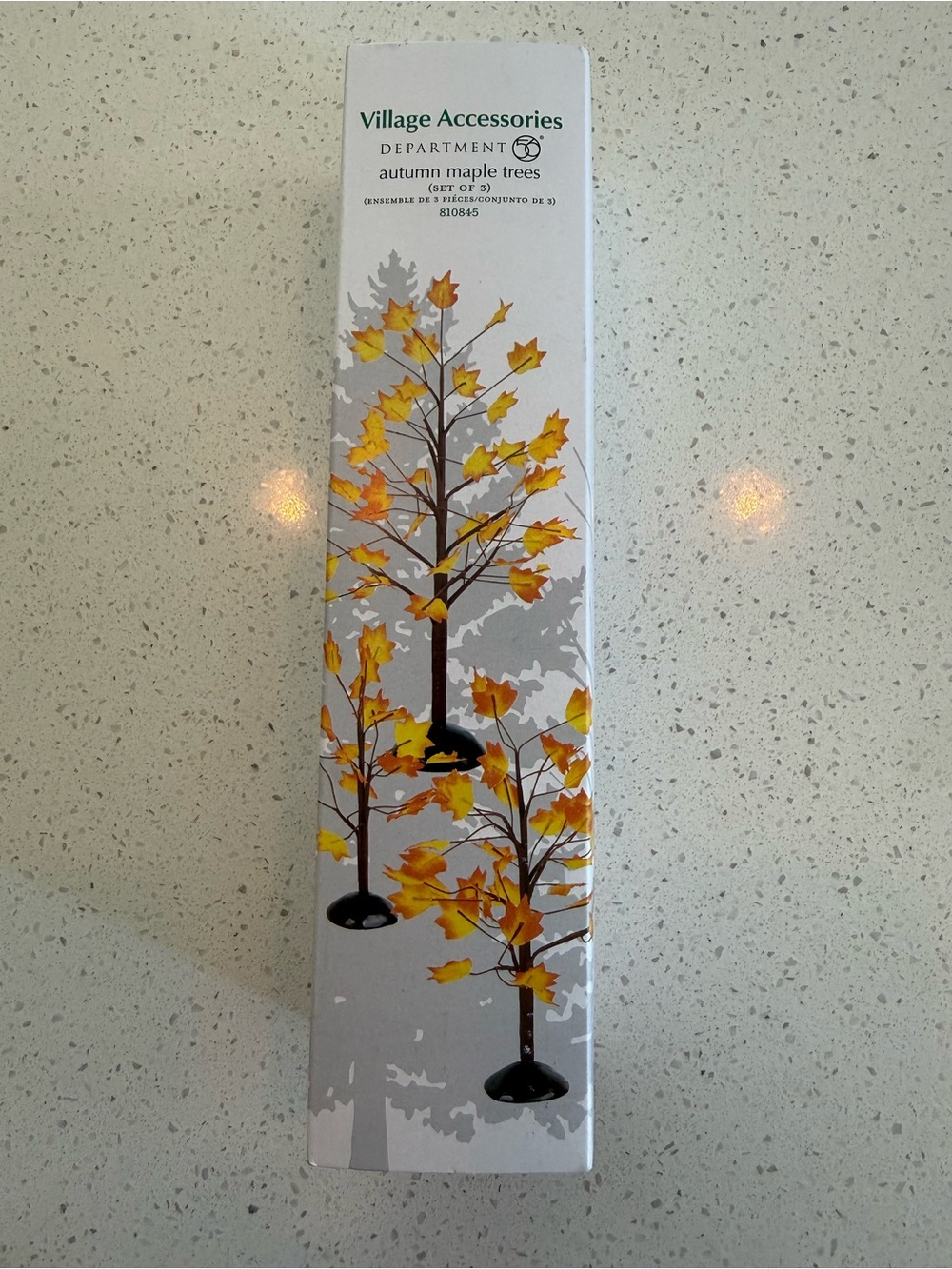 Department 56 Yellow Autumn Maple Tree Set